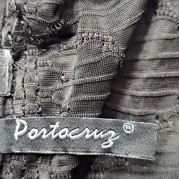 Black Lace Porto Cruz Swim Suit Cover Up - Picture 12 of 12